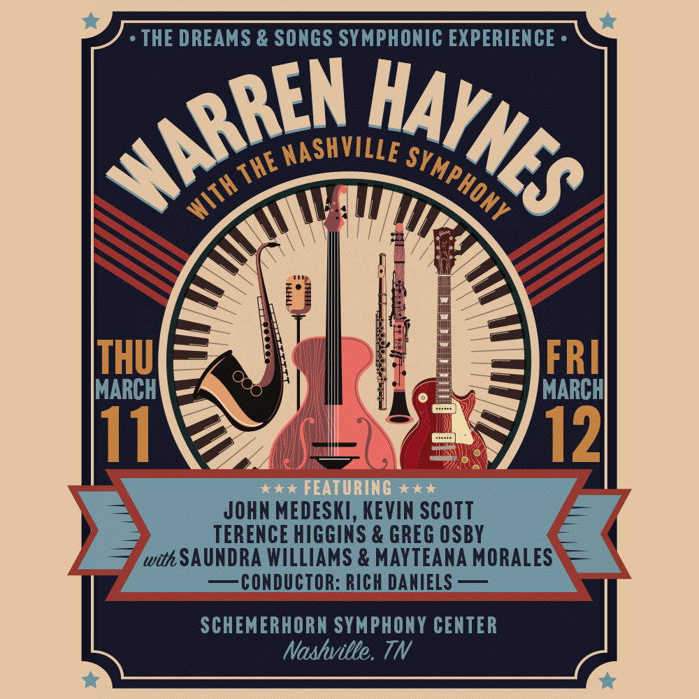 Warren Haynes Dreams & Songs Symphonic Experience - Spring 2027