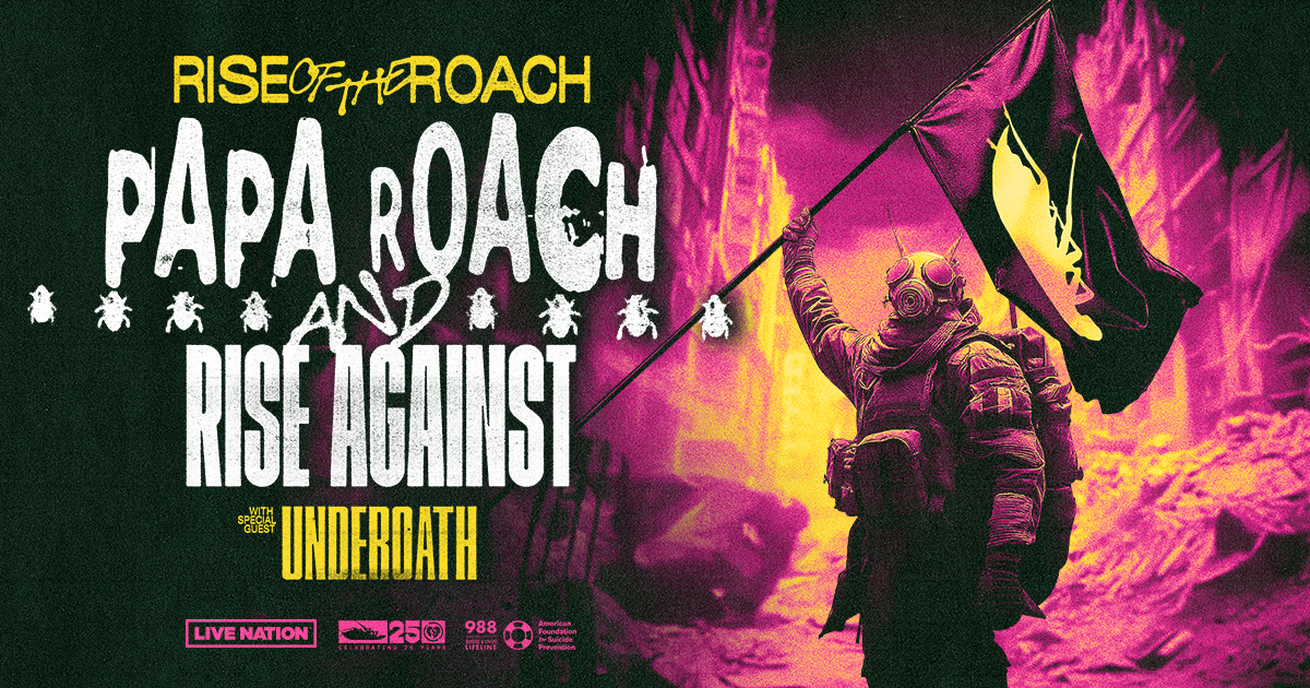 Papa Roach Announces ‘Rise Of The Roach’ North American Tour With Rise Against And Special Guest Underoath